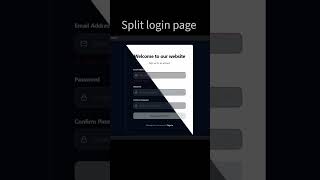 Modern Split Login &amp; Registration UI | React, Tailwind CSS &amp; Shadcn/ui