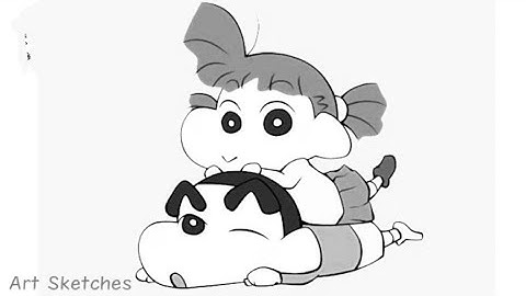 How to draw ShinChan step by step | Pencil sketch Shin-Chan Nohara yo yo