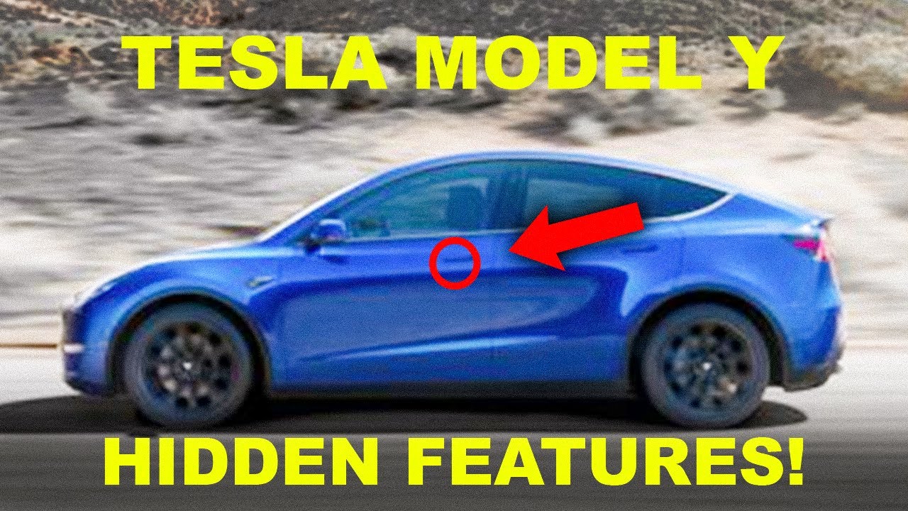 Tesla Model Y HIDDEN Details and Features You Didn't Know About! YouTube