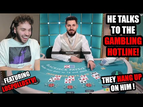 Adin Ross Calls The Gambling Hotline !! (Hilarious)