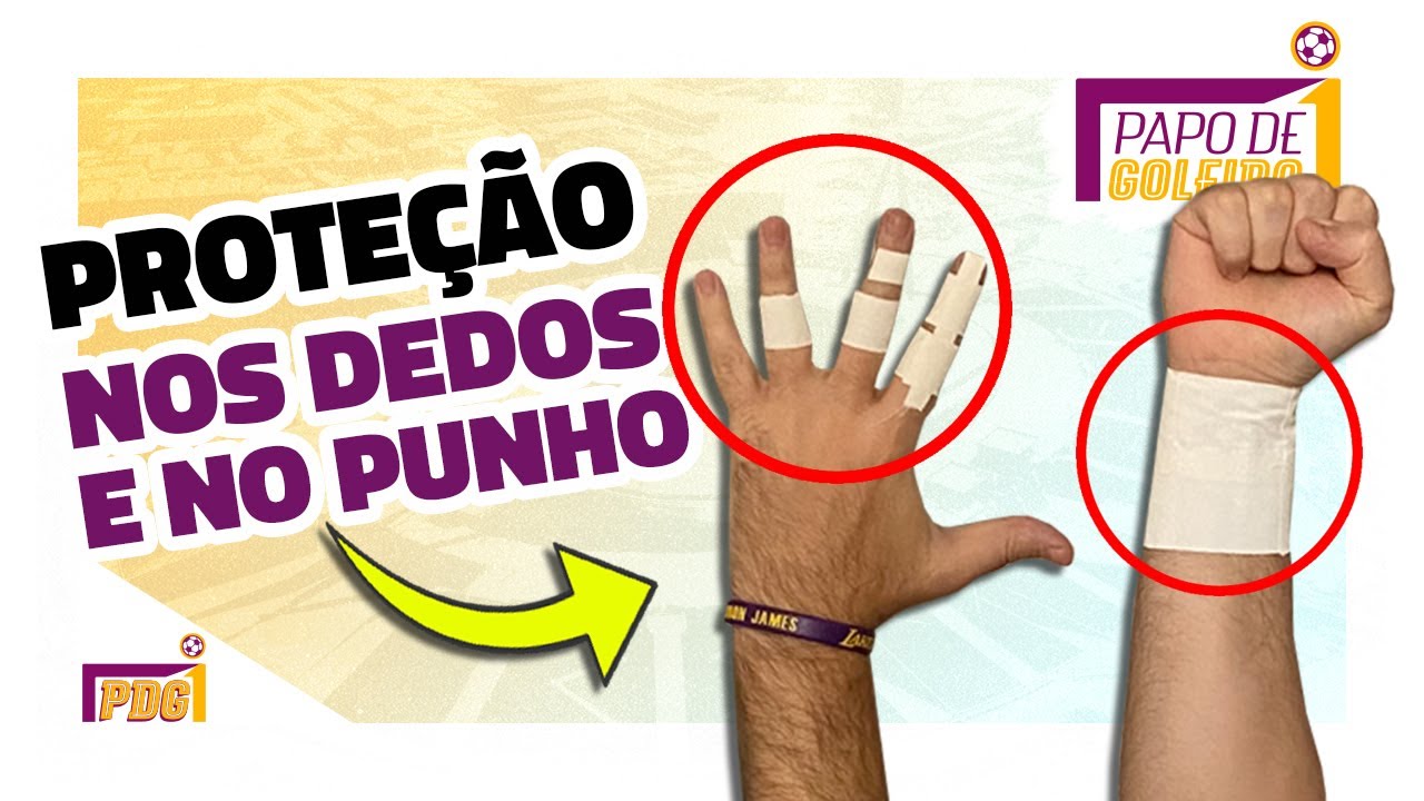 APRENDA A PROTEGER O SEU PULSO E DEDOS COM O ESPARADRAPO 