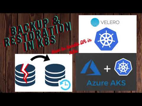 Backup and Restore in Kubernetes | Velero | How Velero Works | Setup AKS | Migrate K8s cluster