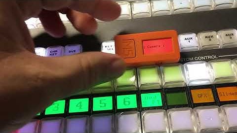 Using an M5StickC arduino with Tally Arbiter to show live tally data
