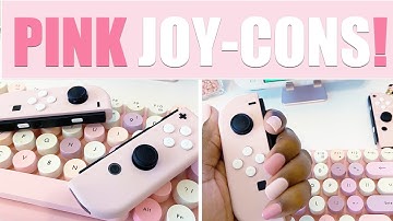 DIY Cute Sakura Pink JoyCon - eXtremeRate joycon shell replacement review