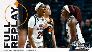 south carolina vs. oregon state - 2024 ncaa women's elite eight | full replay