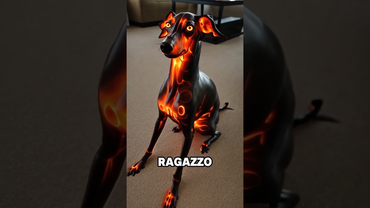 Il cane diabolico che fa paura  😈