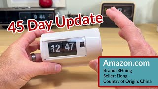 The Amazon.com BHning flip clock update