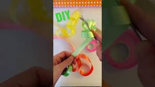 How to curl ribbons, Craft DIY #shorts