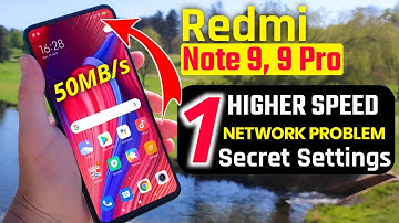 Fast Redmi Note 9 Pro Internet Speed Setting ? Redmi Note 9 Pro Network Problem Solution ?
