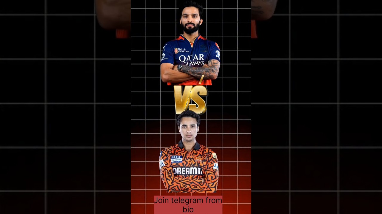 RCB vs SRH Today Match Prediction | Royal Challengers Bengaluru vs Sunrisers Hyderabad IPL 