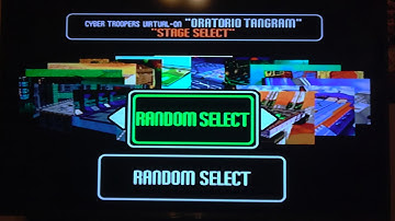 Virtual On Oratorio Tangram Alpha Temjin/ Prototype Temjin in Training Mode - Sega Dreamcast