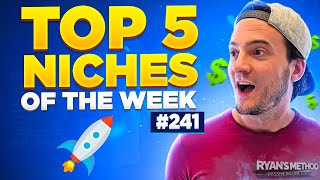 TOP 5 NICHES 🔥 Print on Demand Niche Research # 241 — (1/5/2025)