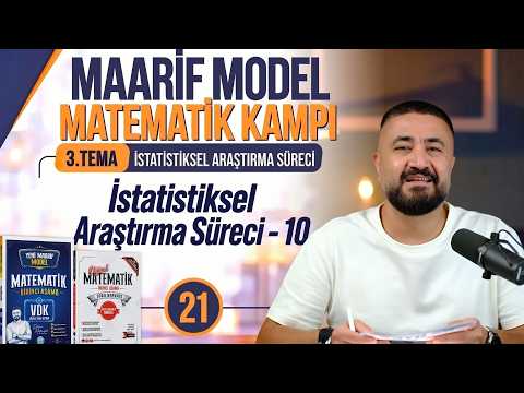 İstatistiksel Araştırma Süreci S0N DERS | Veri Analizi Yapma - Sonuçları Yorumlama | 2028 Maarif TYT