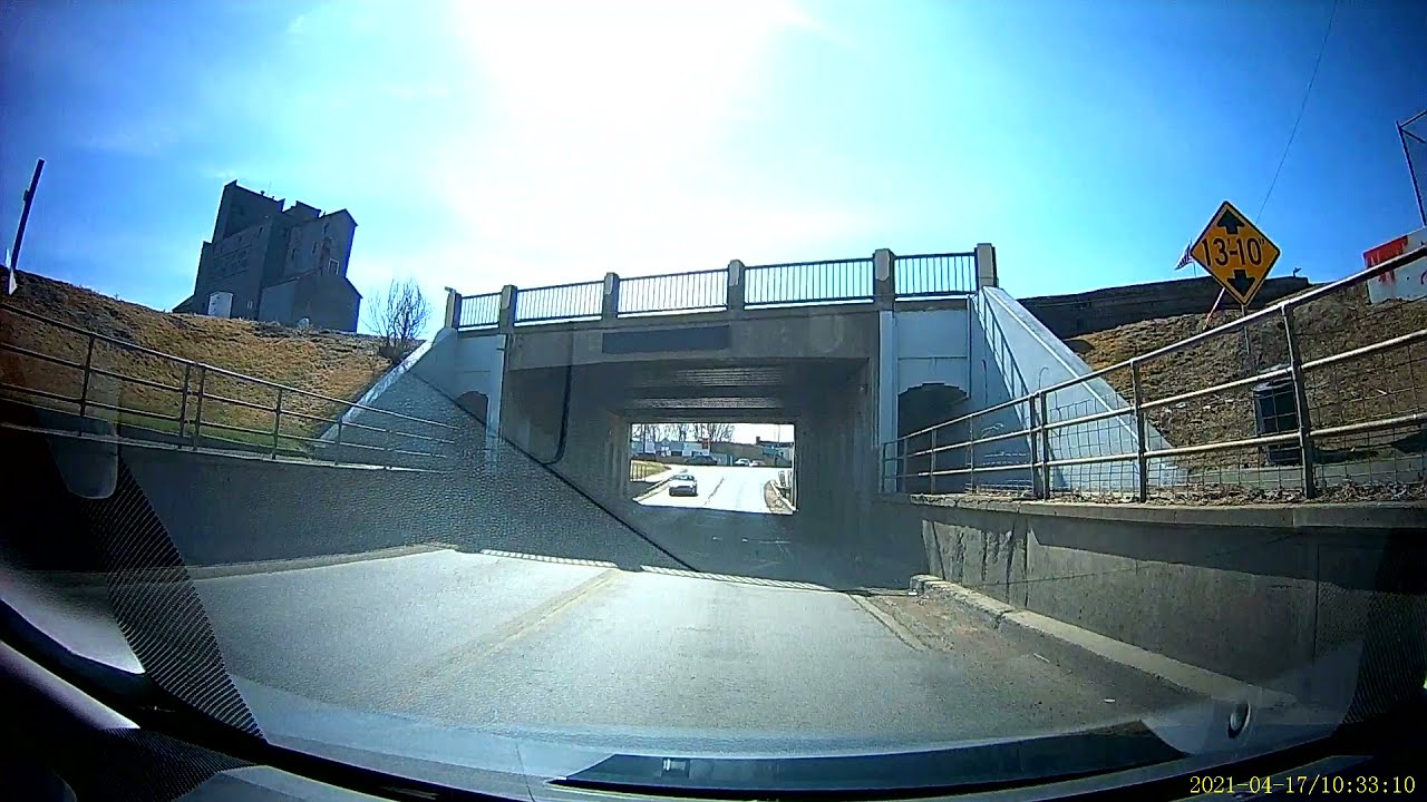 Driving through beautiful downtown Wolf Point, Montana April 17, 2021