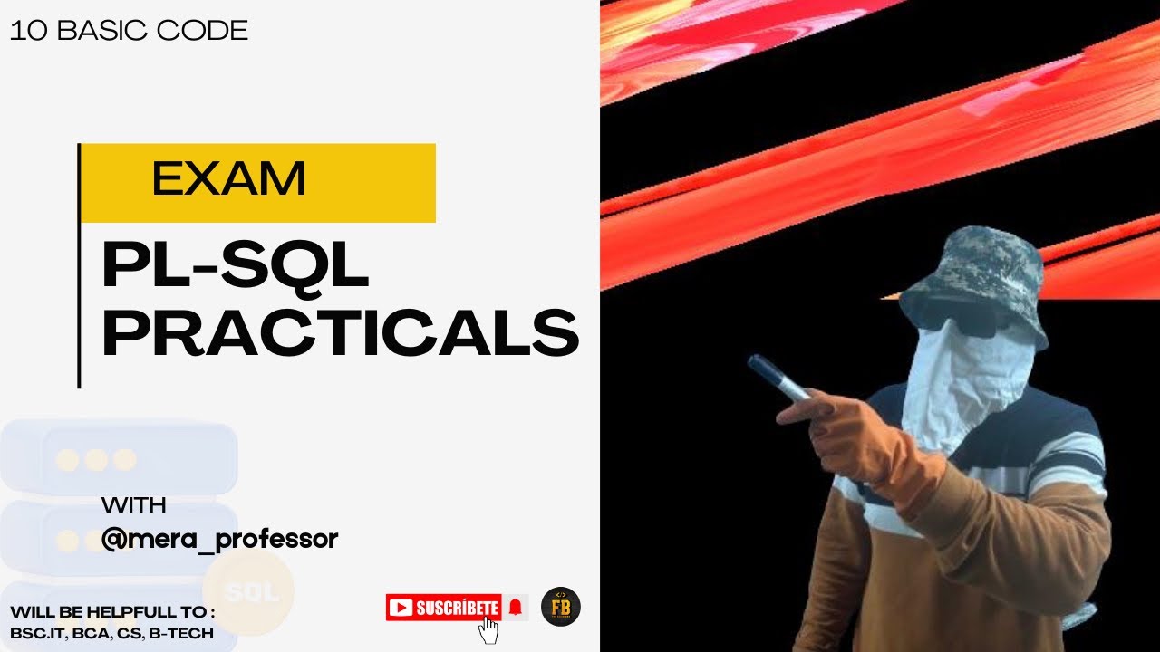 PL-SQL Practical | PL SQL exam | Practical’s | BSCIT , BCA , BTech # ...
