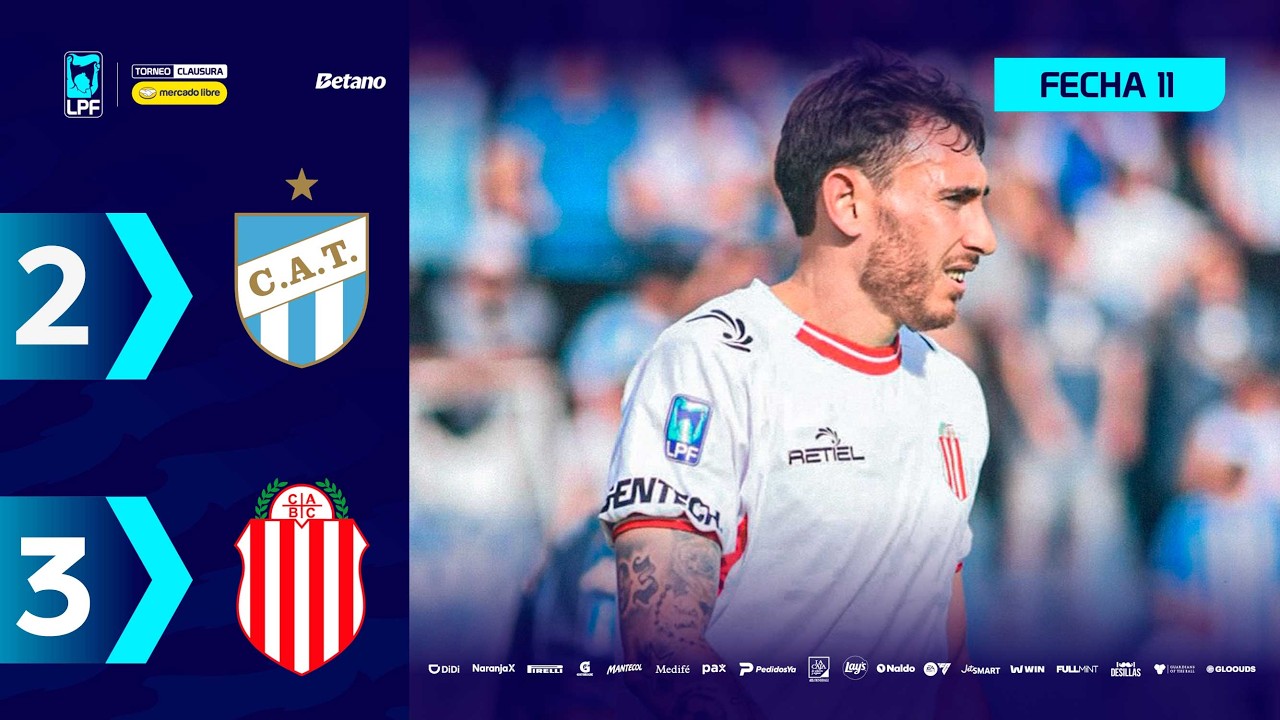 [아르헨티나 리그] ATLÉTICO TUCUMÁN 2 : 3 BARRACAS CENTRAL | Resumen del partido | #TorneoMercadoLibre Clausu