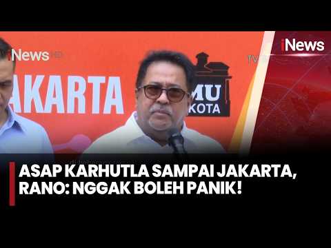 Asap Karhutla Sampai Jakarta, Rano Karno: Nggak Boleh Panik! | iNews Room 17/10