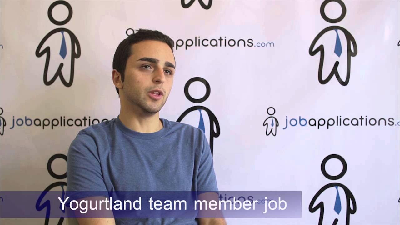 Yogurtland Interview Team Member YouTube