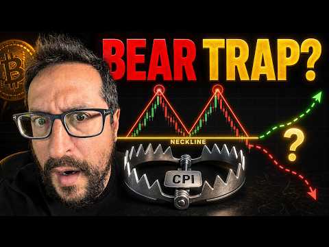 Video preview for Bitcoin CPI Showdown — Neckline Reclaim or a Flush to $69K?