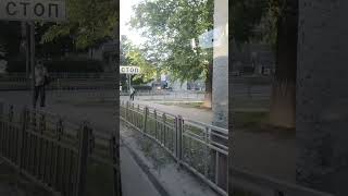 Воронеж Россия май 2024 улицы города вид из окна автобуса