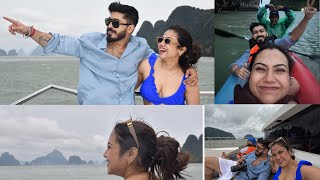 Thailand Phuket’s luxury yacht to Ao Phang Nga and iconic James Bond Island—pure paradise vibes.