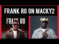 Frank Ro talks about new music, macky2, Olijaba, kb & industry