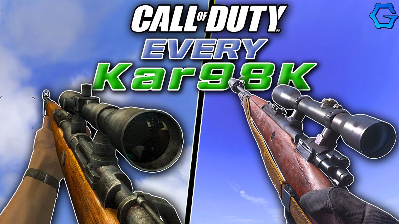 EVERY Kar98k in MAINLINE Call Of Duty History!