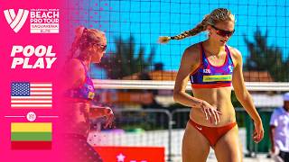 Hughes/Batenhorst vs. Clancy/Fejes - Pool Play Highlights | Saquarema 2026 #BeachProTour