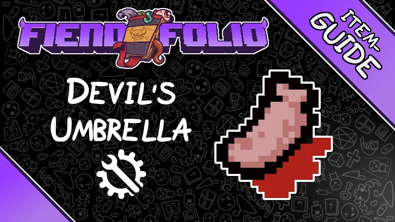 Devil's Umbrella - FIEND FOLIO Item Guide - The Binding of Isaac Mod