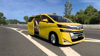ETS2 | Toyota Vellfier | Realistic Car Driving | Euro Truck Simulator 2 PC Gameplay #automobile