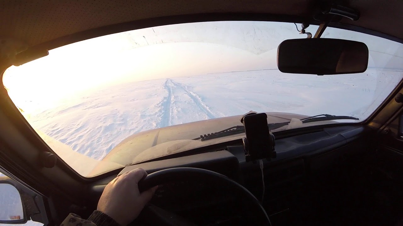 Нива по снегу - YouTube