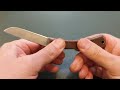 A peaceful peek at the 2017 GEC #71 Bull Nose SFO slip joint in natural canvas micarta