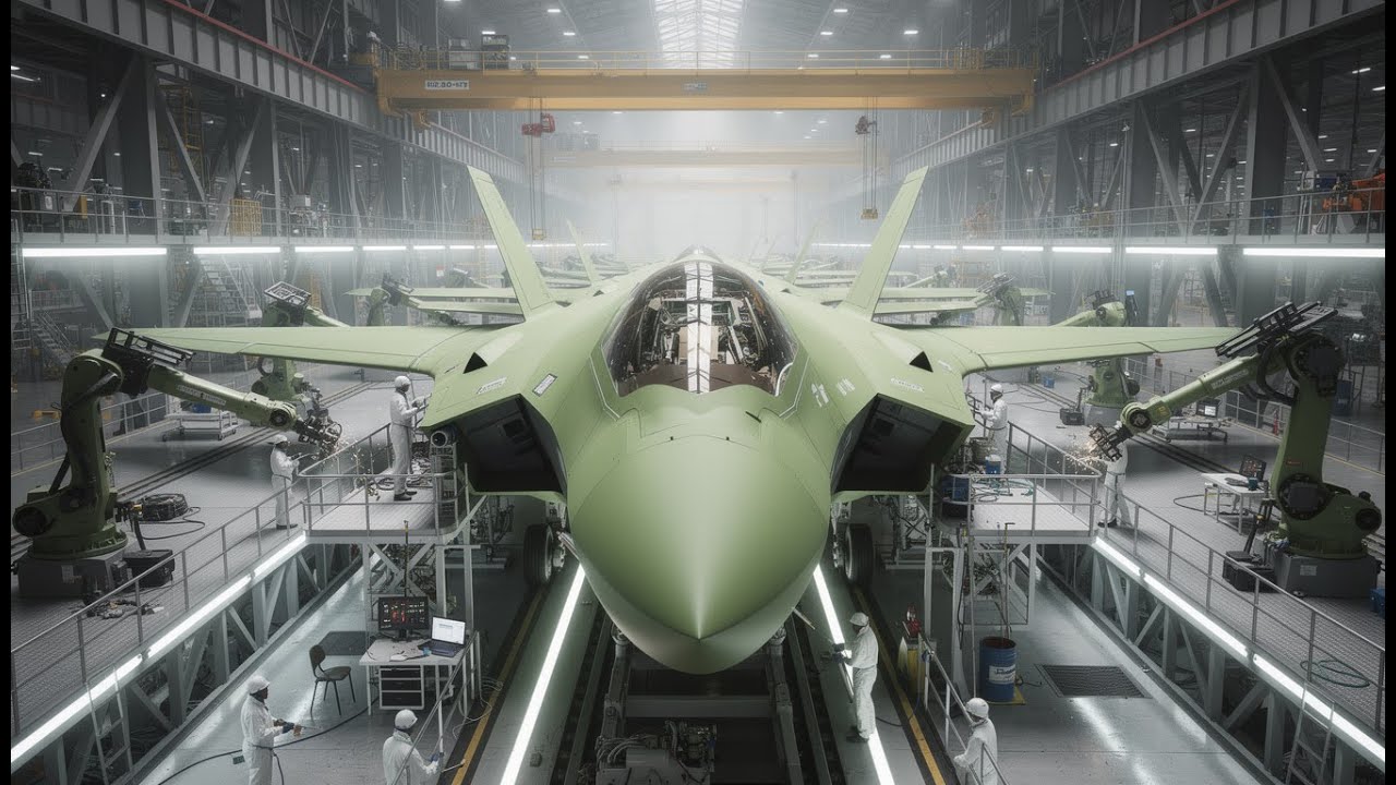 Inside the Lockheed Martin F-35 Factory: Building the $1.7 Trillion Stealth Fighter (Full Process)