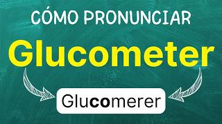 How to pronounce: "glucometer" "glucometer" "glucose meter" "blood sugar monitor"