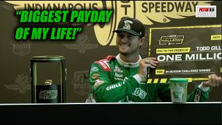 Todd Gilliland Wins In-Season Challenge: My Heart Was Pounding for 25 Laps