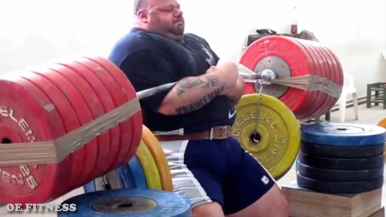 Huge Powerlifter Bends The Bar YouTube