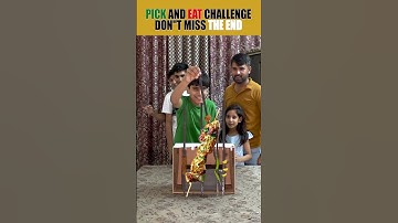 Pick and Eat Challenge 🍑🍗🌶️ #shorts #viral #games