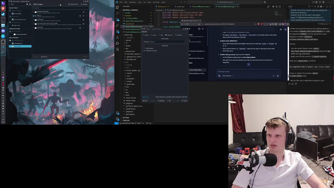 Programming on a ultrawide screen.