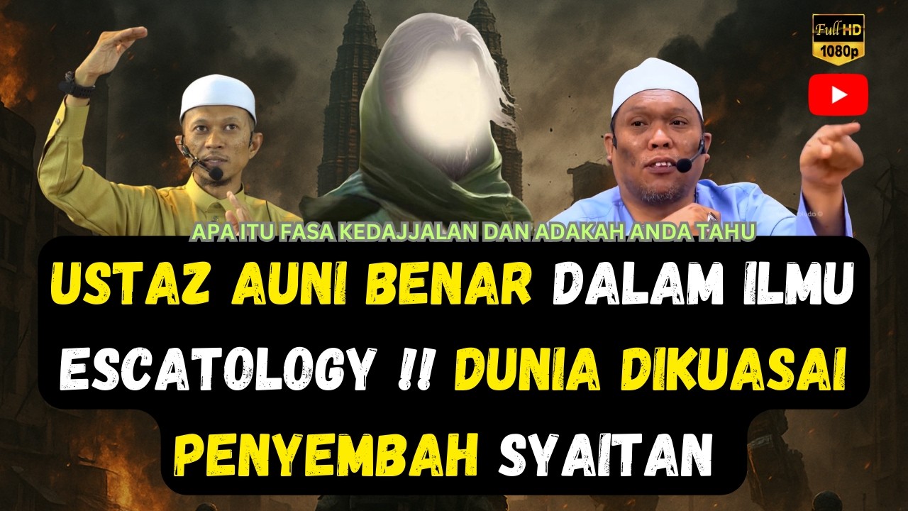 USTAZ AUNI BENAR DALAM ILMU ESCATOLOGY ‼️DUNIA DIKUASAI PENYEMBAH SYAITAN - USTAZ AUNI