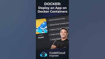 Deploying an App on Docker Containers | Docker Tutorial | Docker Series #17