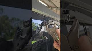 tip for taking the rear wiper arm off a JK Wrangler without damaging the washer nozzle