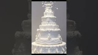 Classic white wedding cakes decoration 2023#newvideo #wedding #weddingcake #decoration #shortsvideo