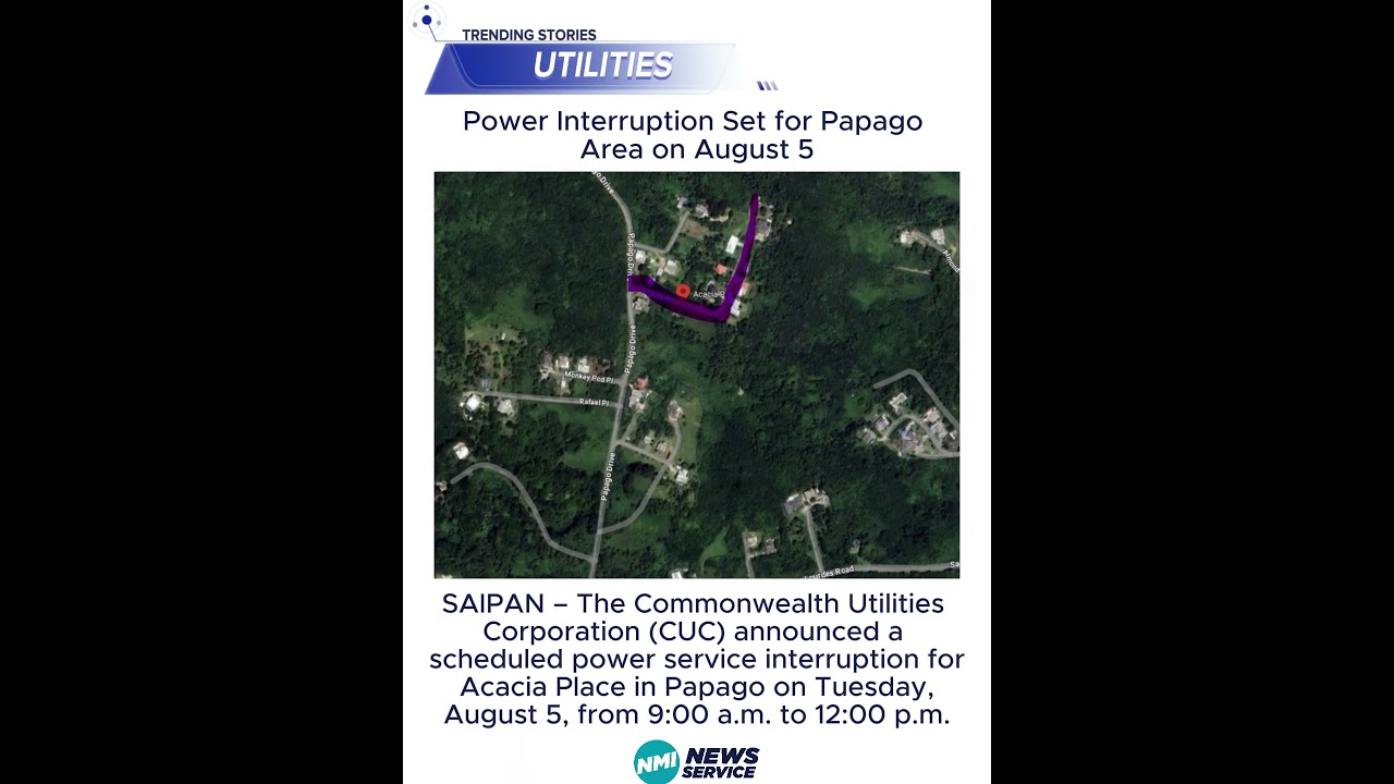 Power Interruption Set for Papago Area on August 5