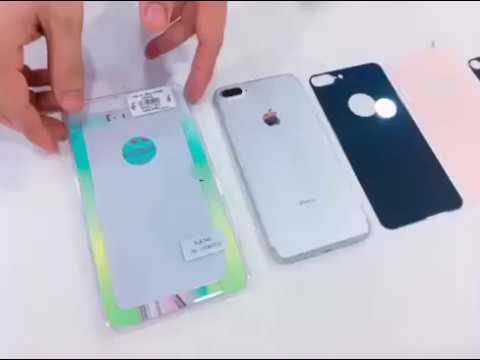 Video Kính cường lực mặt sau IP 6 7 8 Plus IP X - youtube