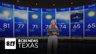 Springlike warmth continues in North Texas with rain chances midweek