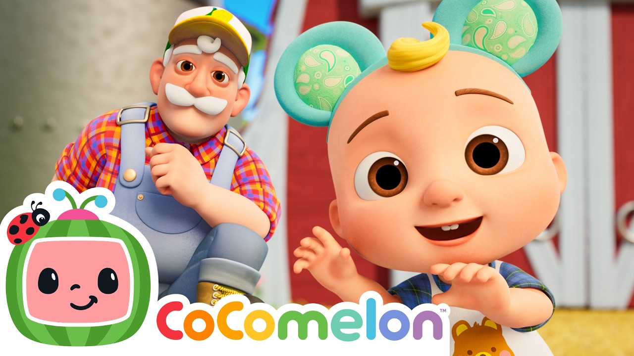 The Farmer in the Dell | Farm Animals Play Pretend | CoComelon Nursery Rhymes & Kids Songs