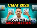 CMAT 2026 Low Percentile Top MBA Colleges You Can Still Get