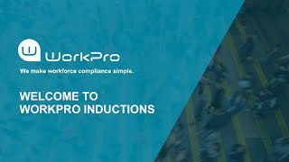 Welcome to WorkPro Inductions