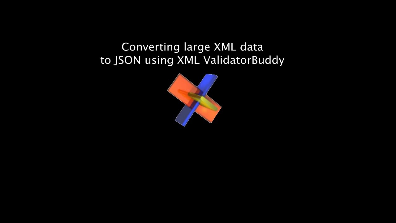 Convert large XML data to JSON