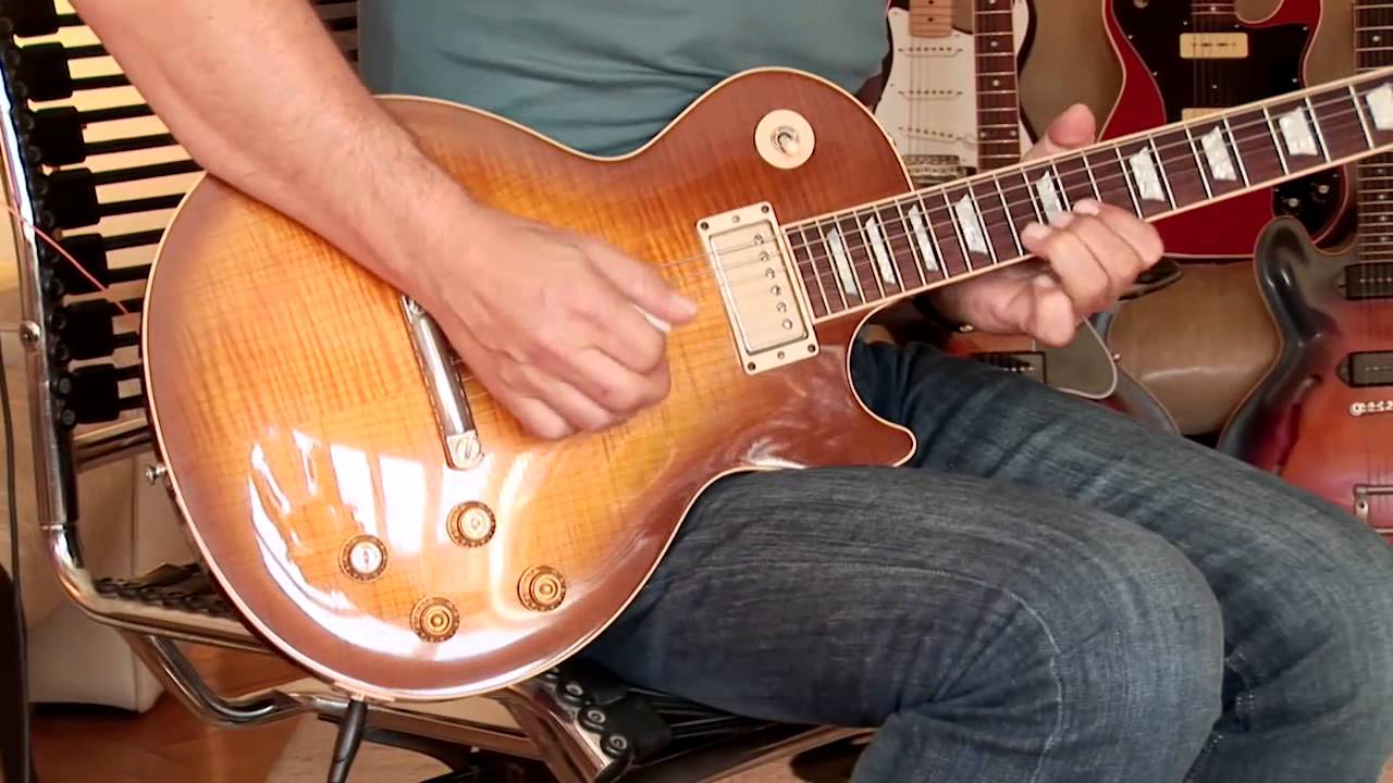 2003 Gibson Les Paul Std. Premium plus Flametop - YouTube